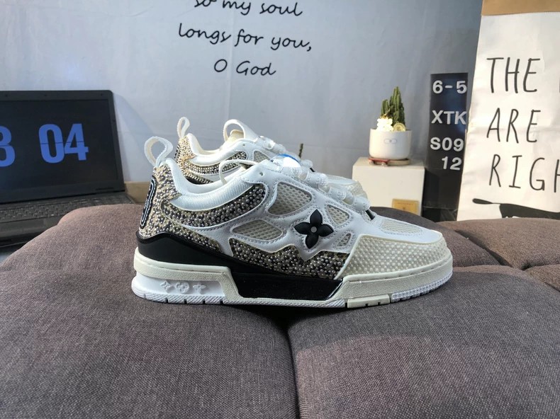 A special edition of the Louis Vuitton LV Skate sneakers.