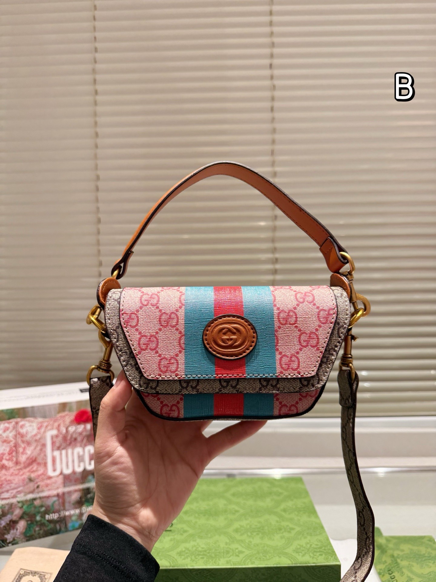 Gucci Ophidia GG Supreme Mini Tote Bag