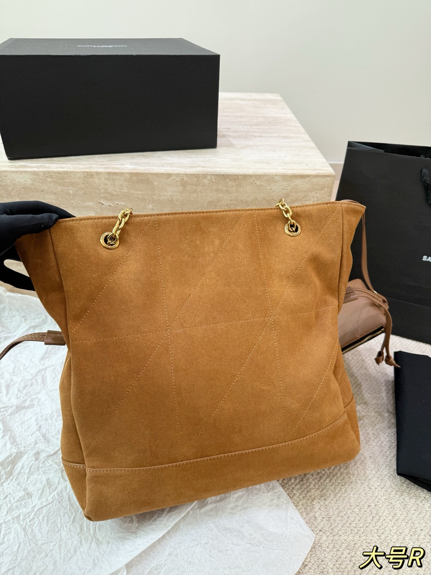 Sac cabas en daim Jamie Shopping Yves Saint Laurent