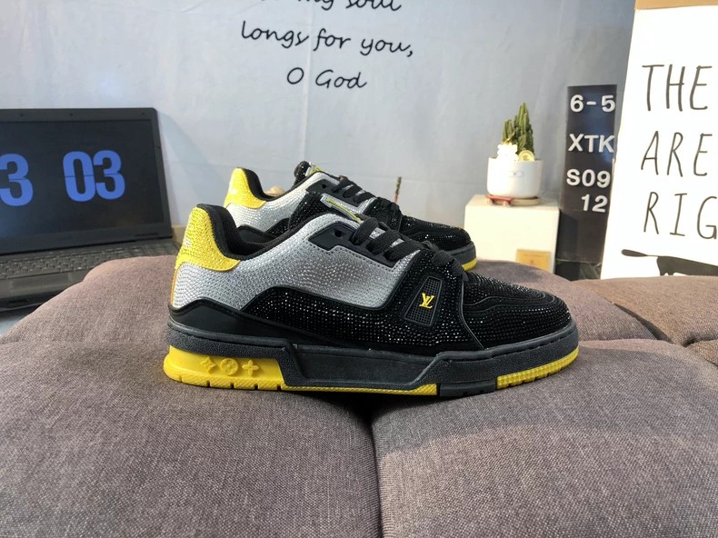 A special edition of the Louis Vuitton LV Skate sneakers.