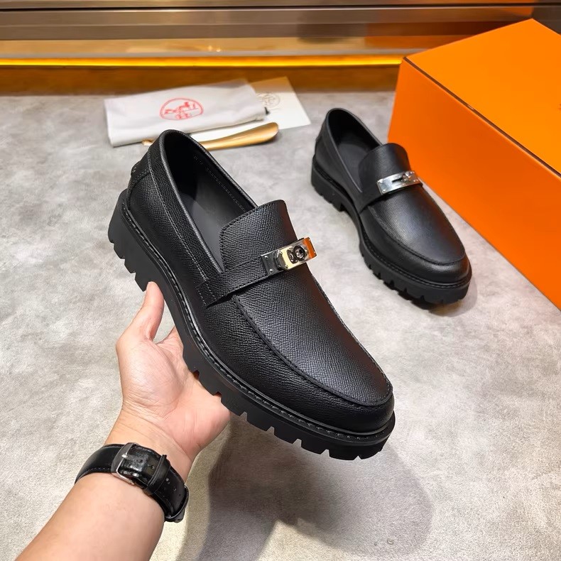 Hermès Icone loafers.