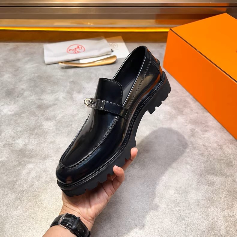 Hermès Icone loafers.