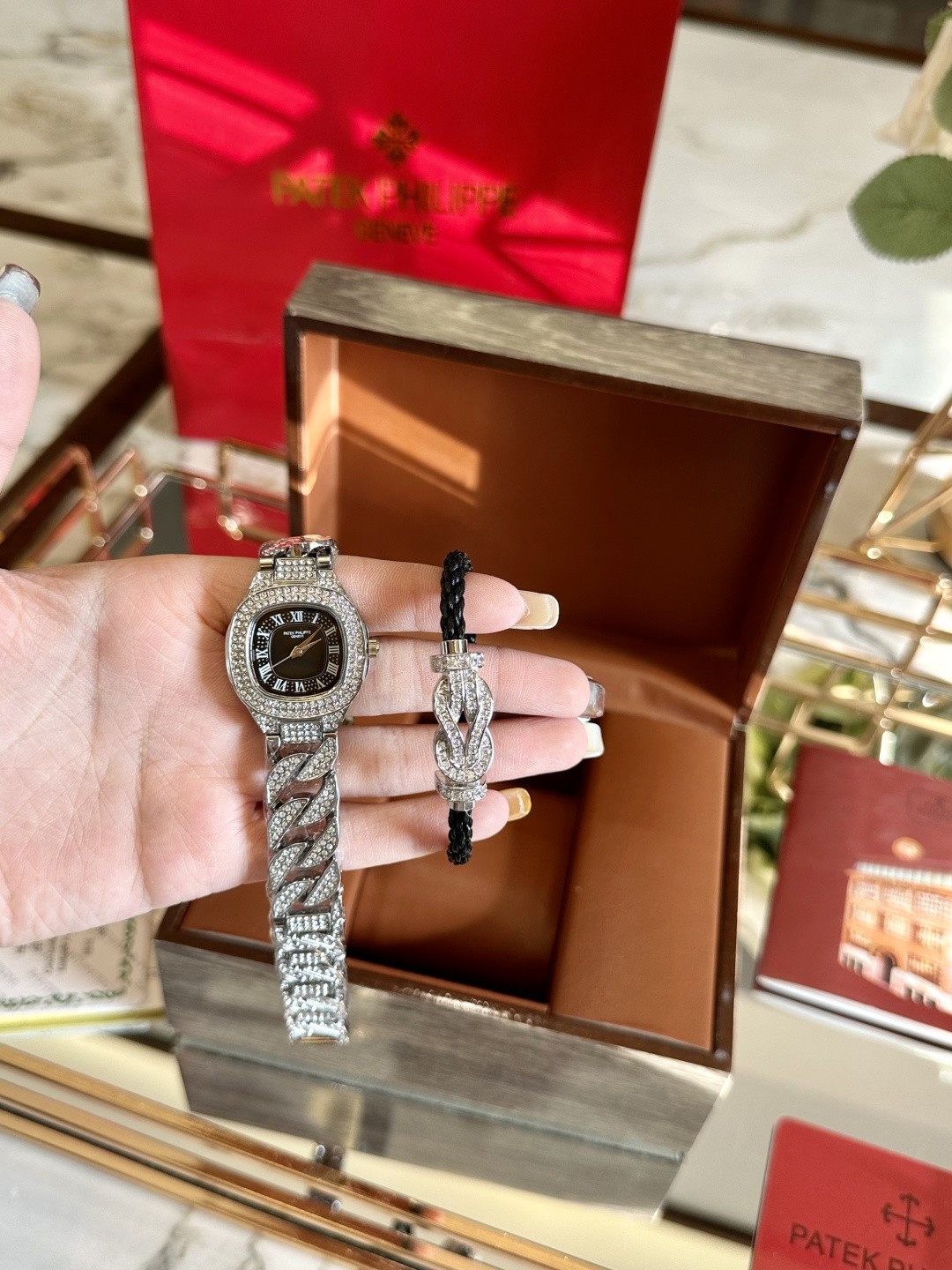 Patek Philippe diamond-set ladies' watch