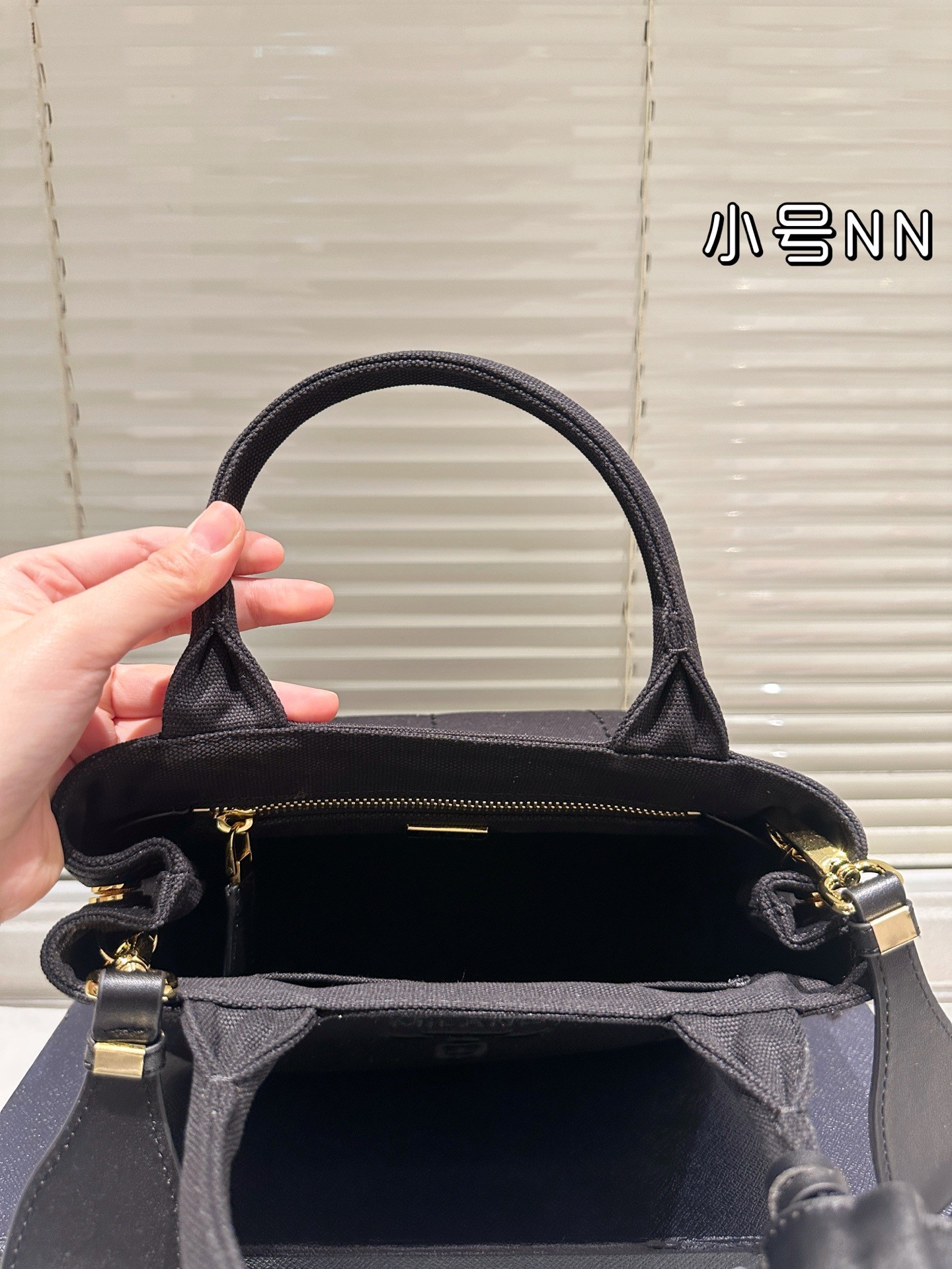 (Prada) Small Cotton Canvas Tote Bag