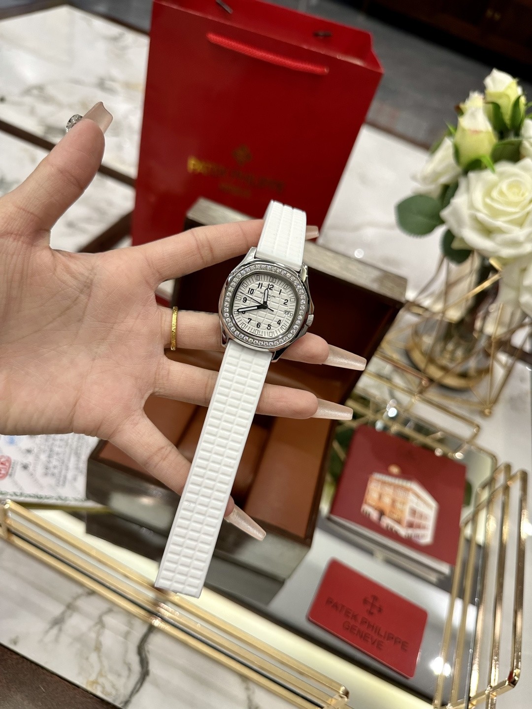 Patek Philippe Aquanaut Luce Collection Quartz Watch