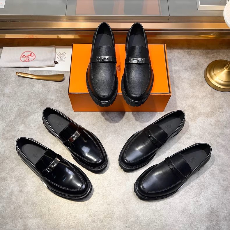 Hermès Icone loafers.