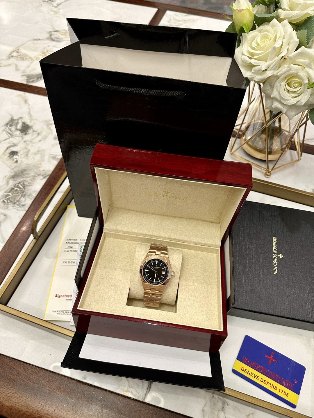 Vacheron Constantin Overseas Automatic Pink Gold Watch