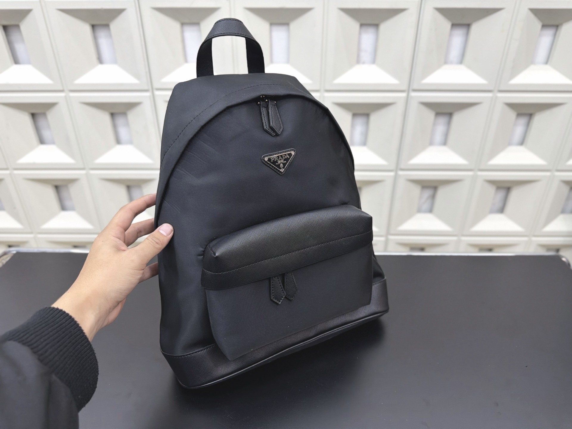 Prada's iconic nylon backpack