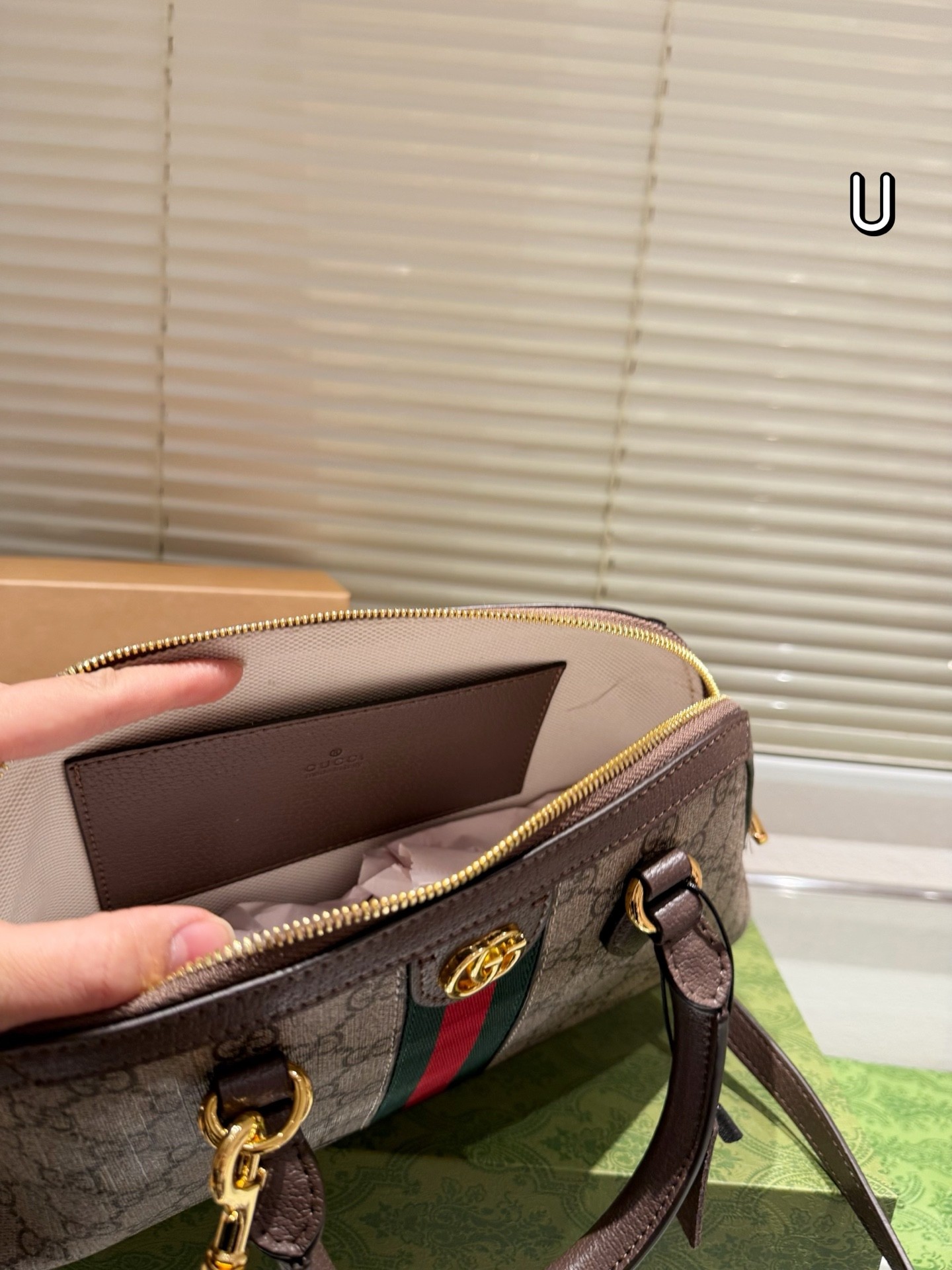 Gucci Ophidia Mini Top Handle Bag