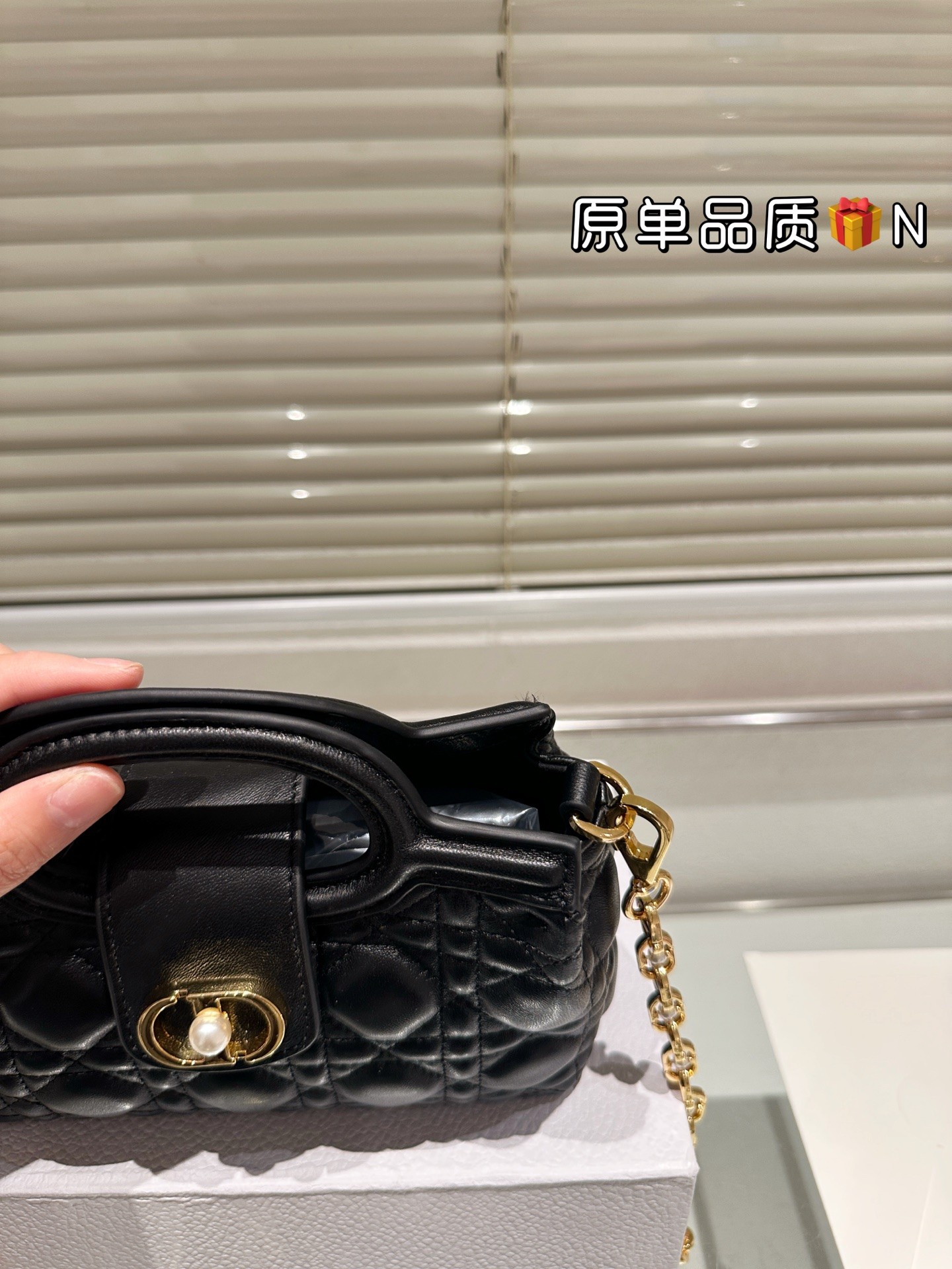 Mini sac à main à poignée supérieure Dior Jolie