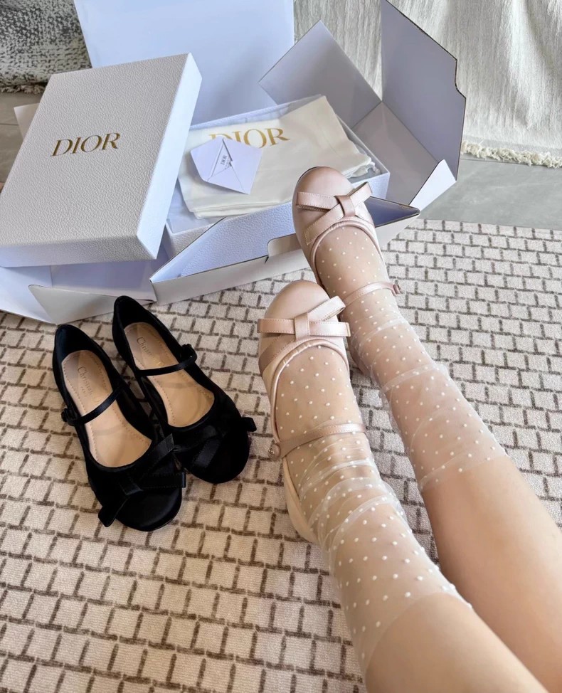 Dior Lovely-D ballerina flats