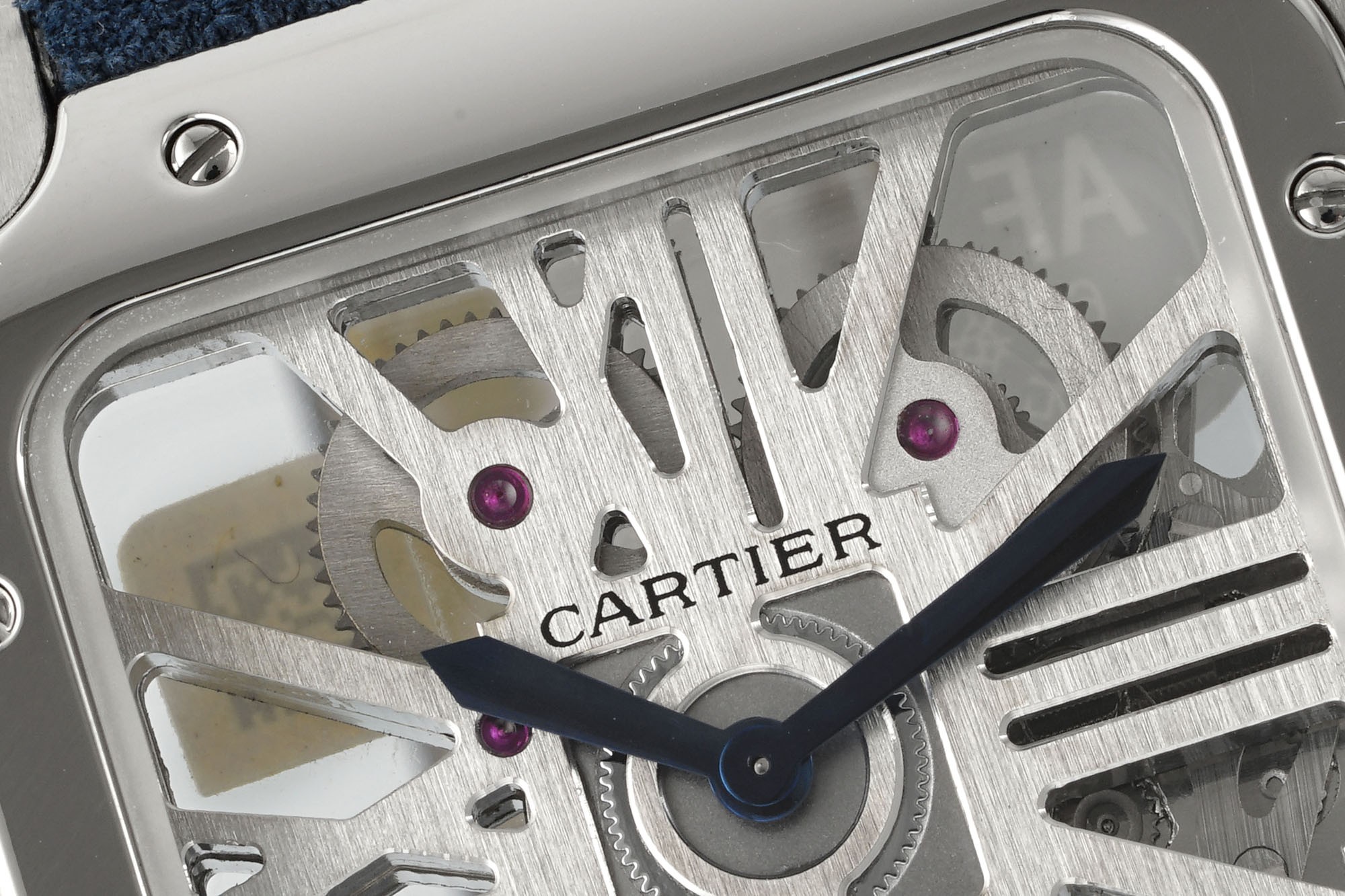 (Cartier) Santos de Cartier Skeleton Watch