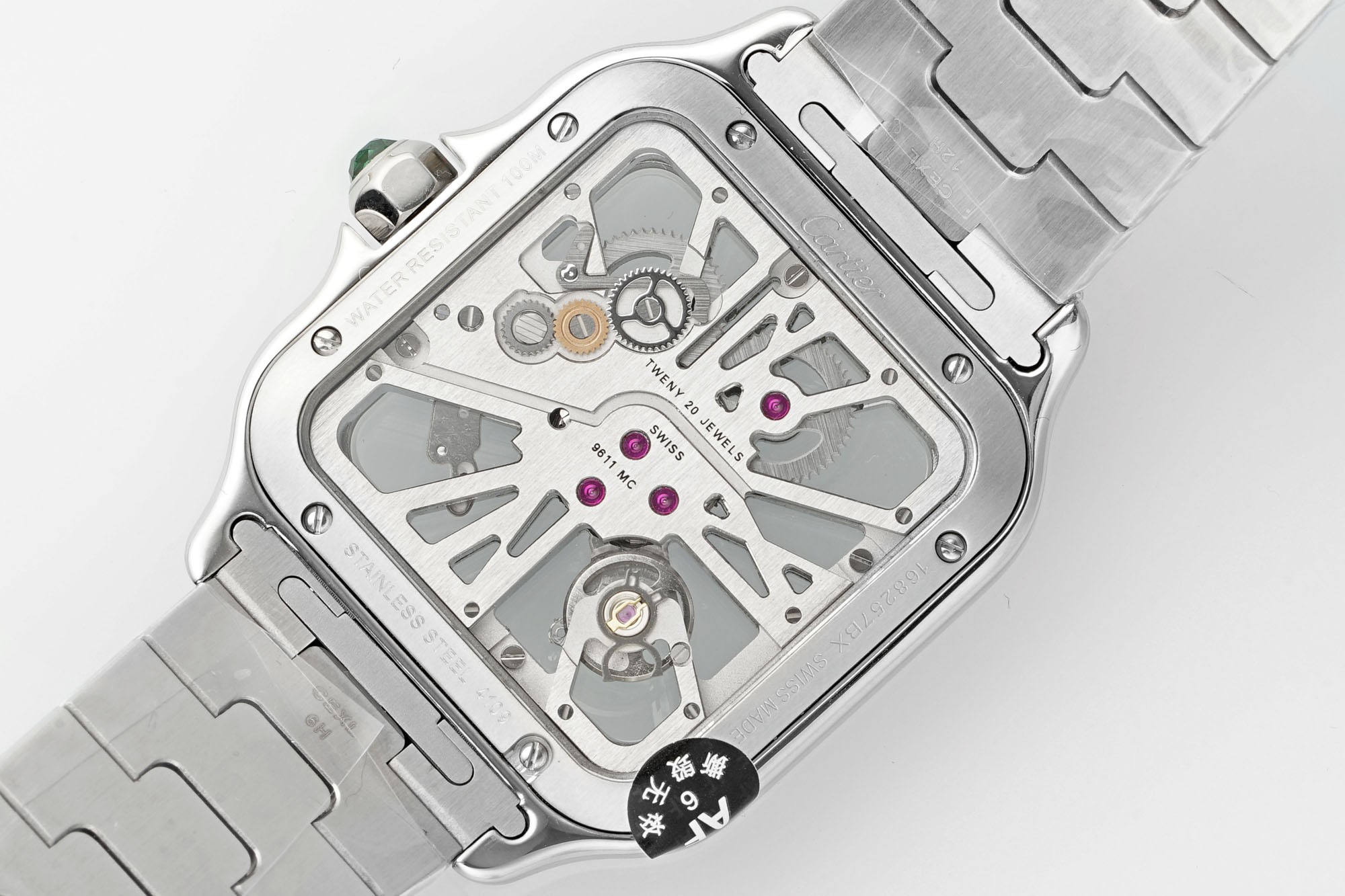 (Cartier) Skeleton Watches from the Santos de Cartier Collection