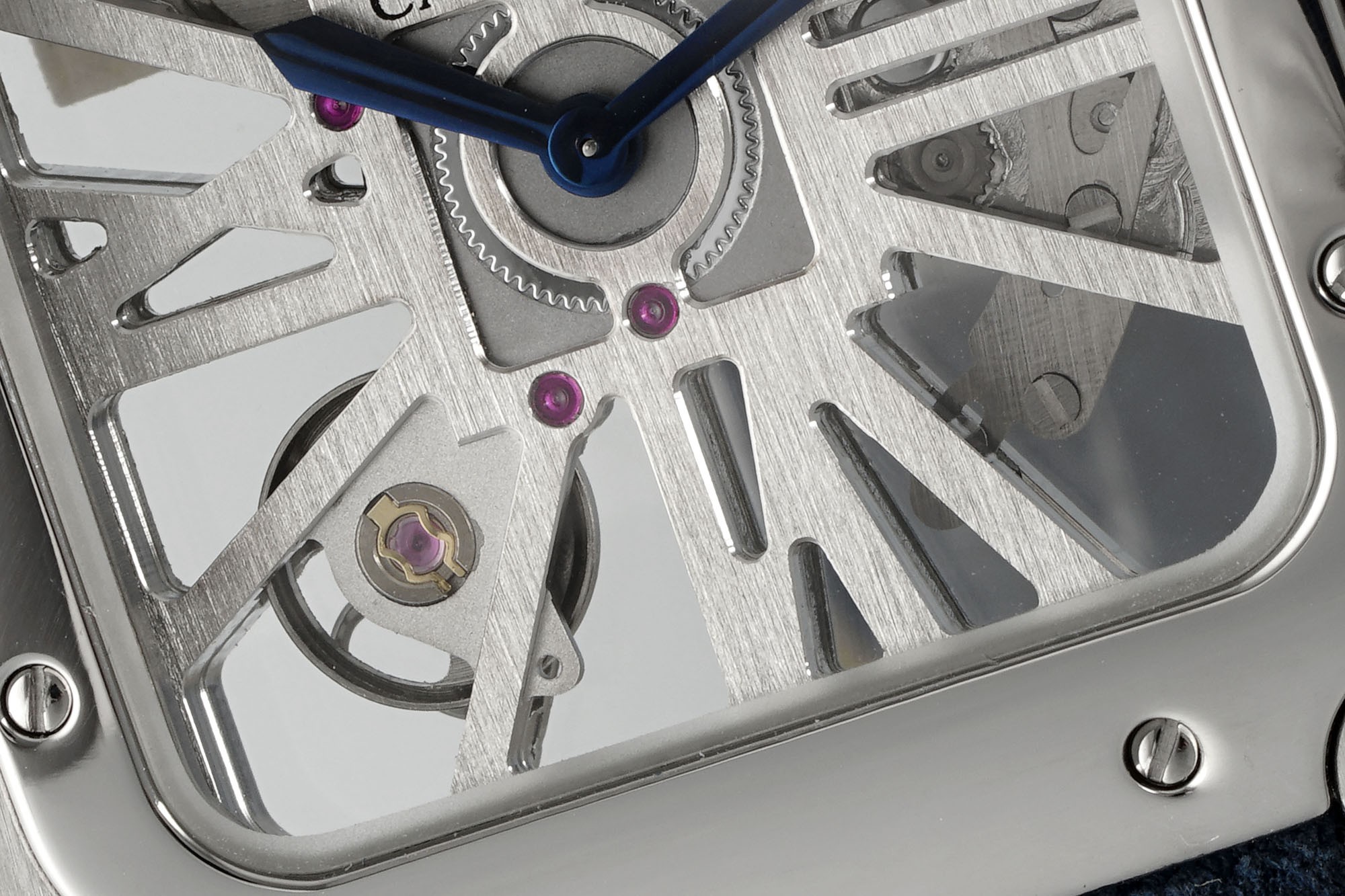 (Cartier) Santos de Cartier Skeleton Watch