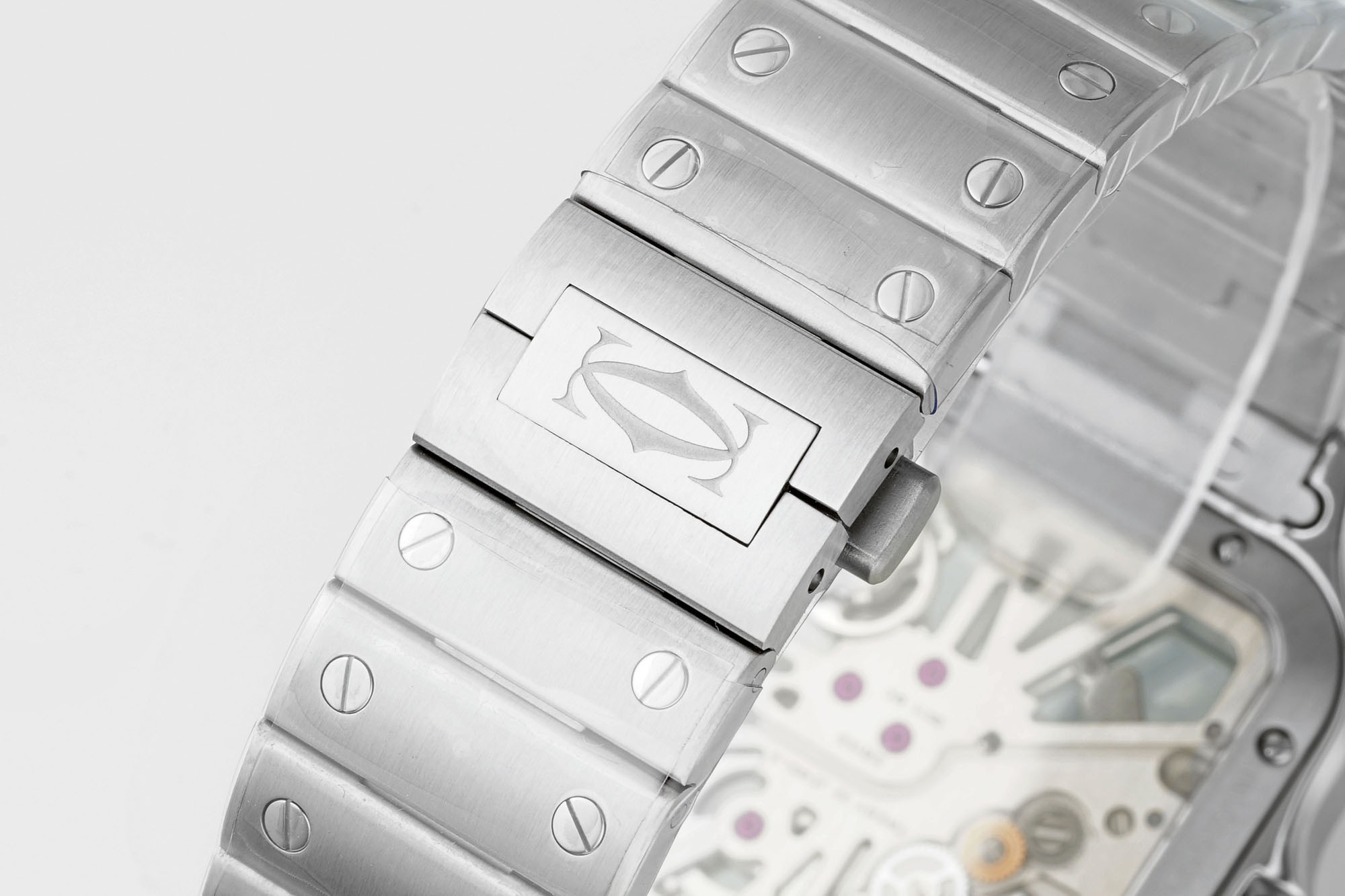 (Cartier) Skeleton Watches from the Santos de Cartier Collection