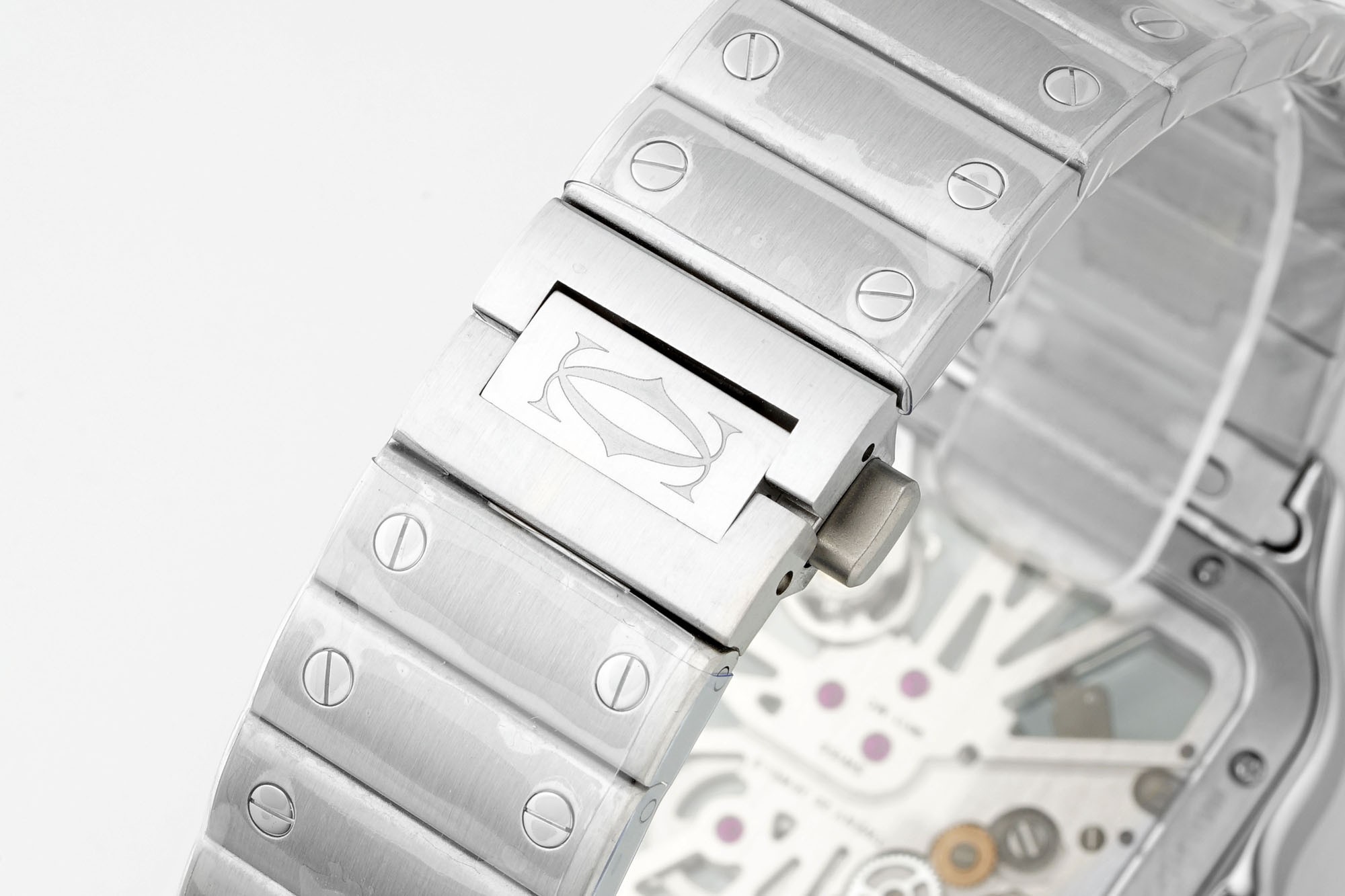 (Cartier) Santos de Cartier Skeleton Watch