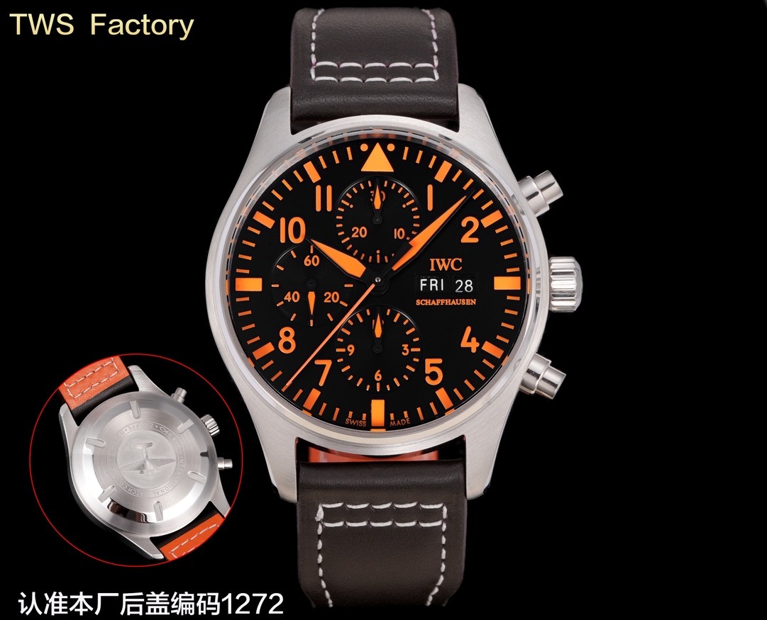 （IWC Schaffhausen）Pilot's Watch Chronograph "Orange Storm"