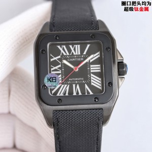 (Cartier) Santos 100 Carbon