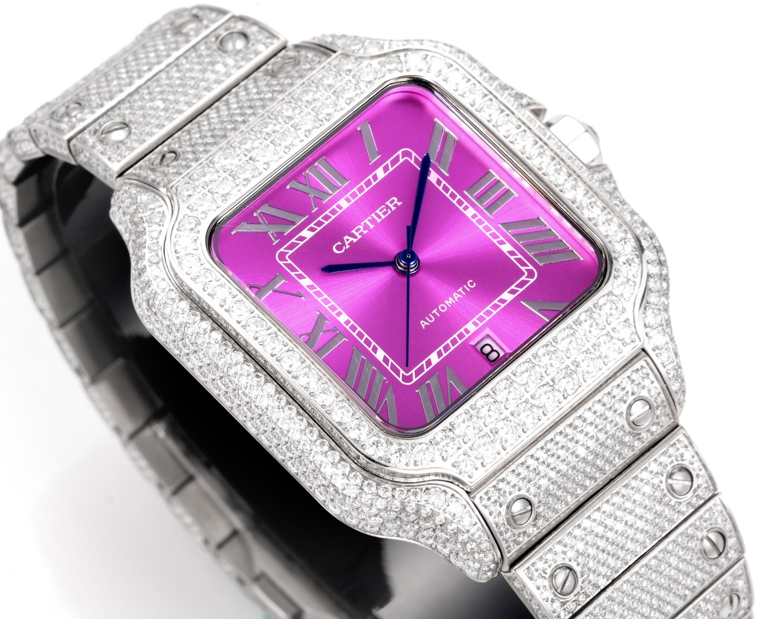 Large-sized watches from the Cartier Santos collection