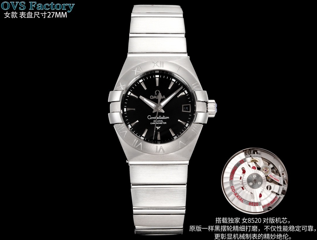 (OMEGA) Constellation Collection Men's and Women's Matching Watches