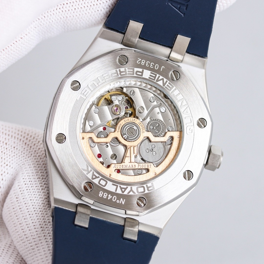 A perpetual calendar watch from the Audemars Piguet Royal Oak collection.