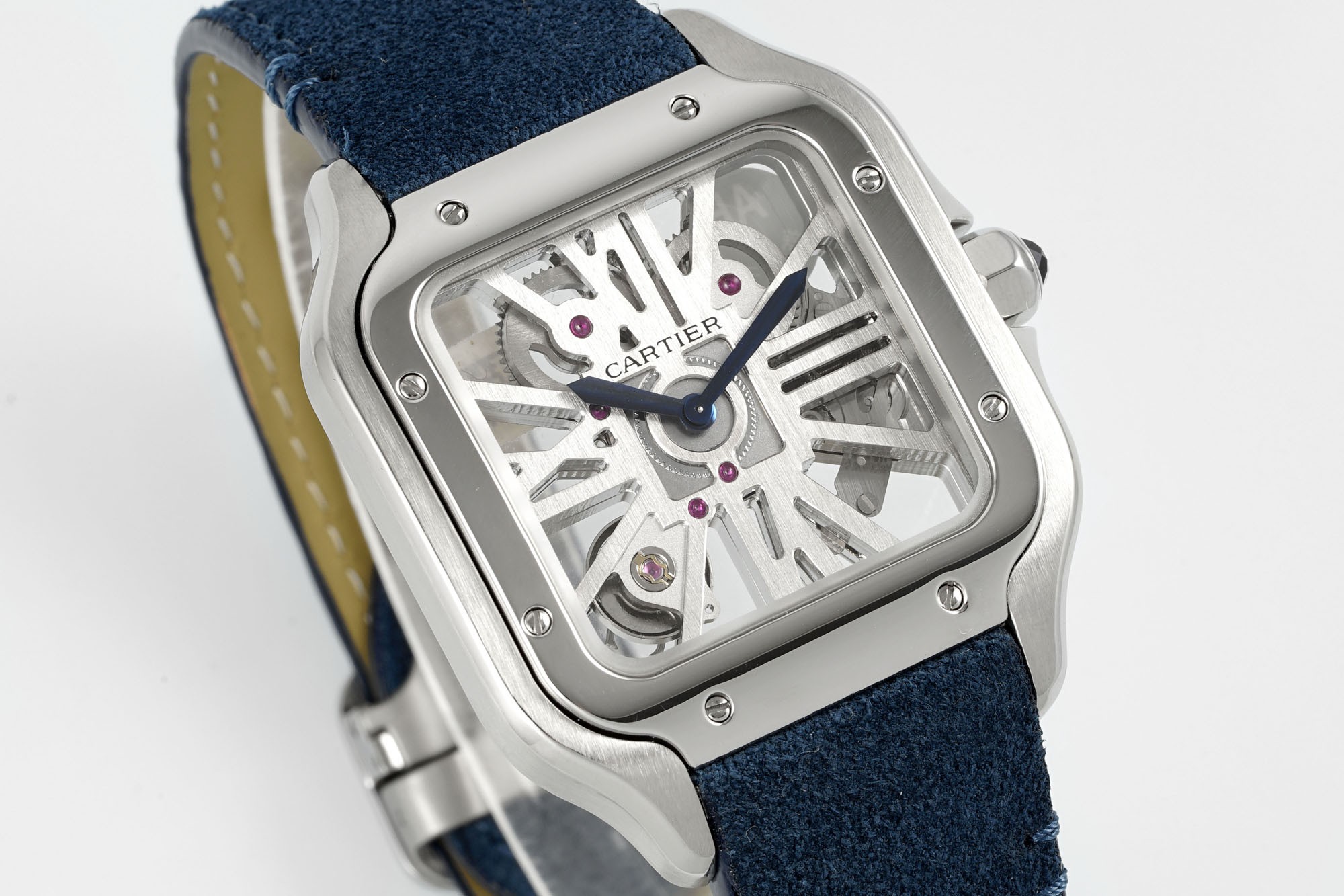 (Cartier) Santos de Cartier Skeleton Watch