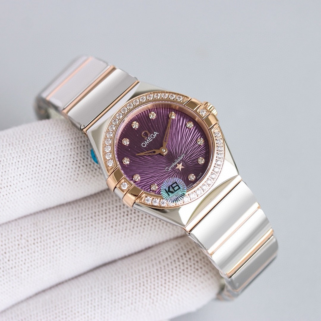 (Omega) Constellation women's watches.