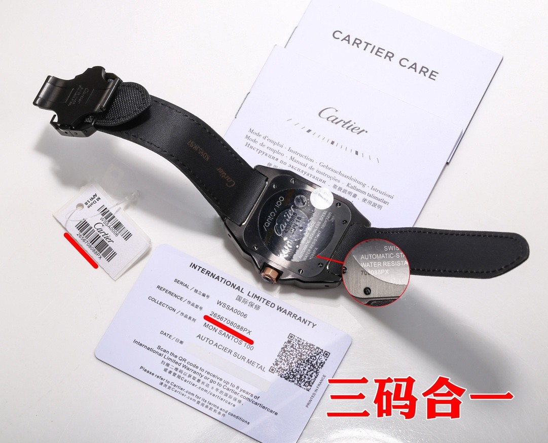 (Cartier) Santos 100 Men's Watch.