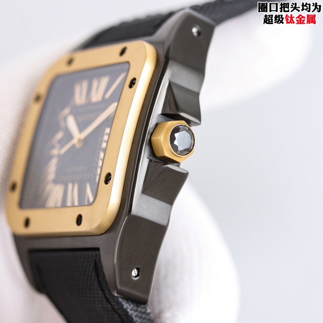 (Cartier) Santos 100 Men's Watch.